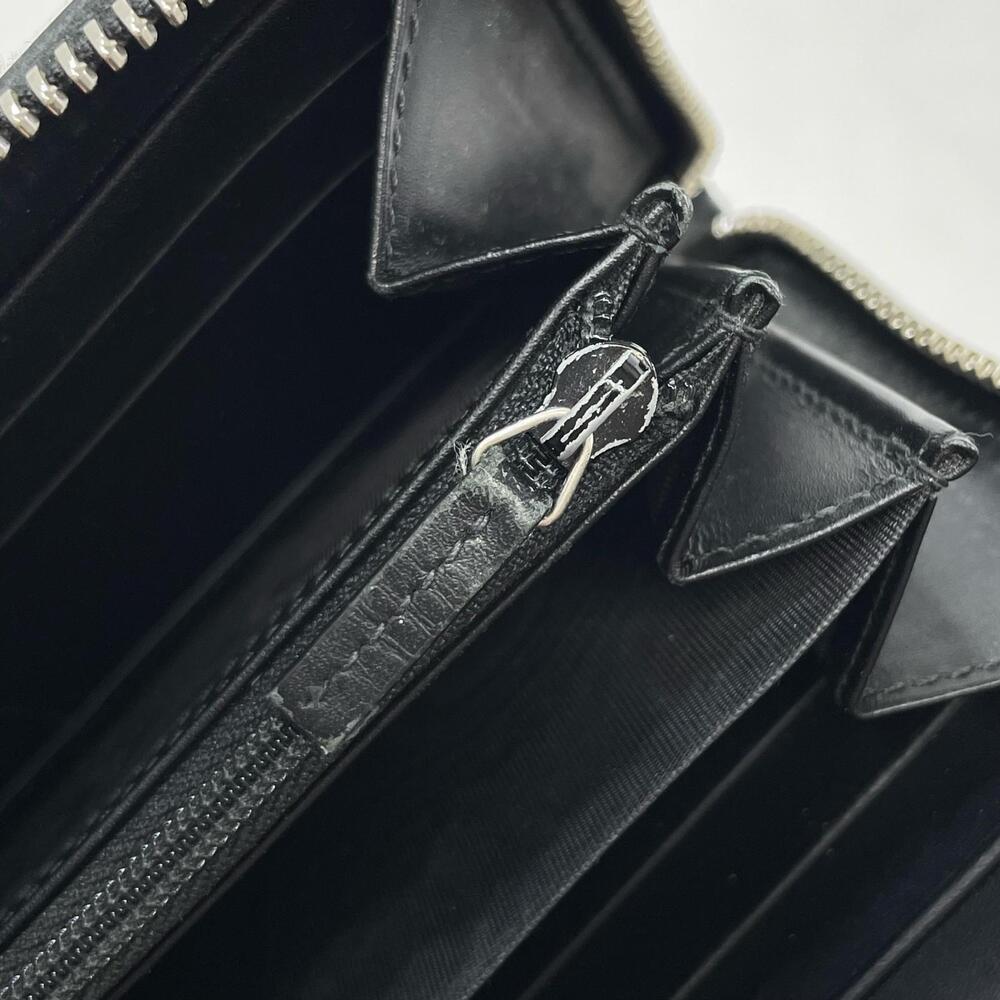 GUCCI GG Supreme Tiger Round Zip Long Wallet Black - Picture 7 of 12